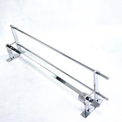 Original Art Deco Bauhaus Chrome Coat Rack Modernist, 1940s