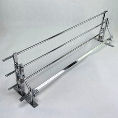 Original Art Deco Bauhaus Coat Rack Chrome Modernist, 1930s