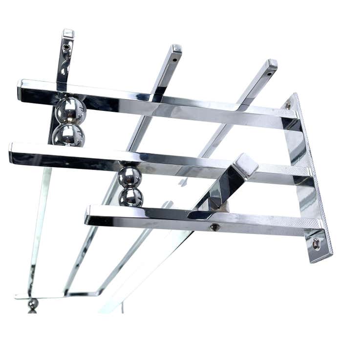 Art Deco Racks Original Art Deco Bauhaus Coat Rack Chrome Modernist, 1930s For Sale at ...