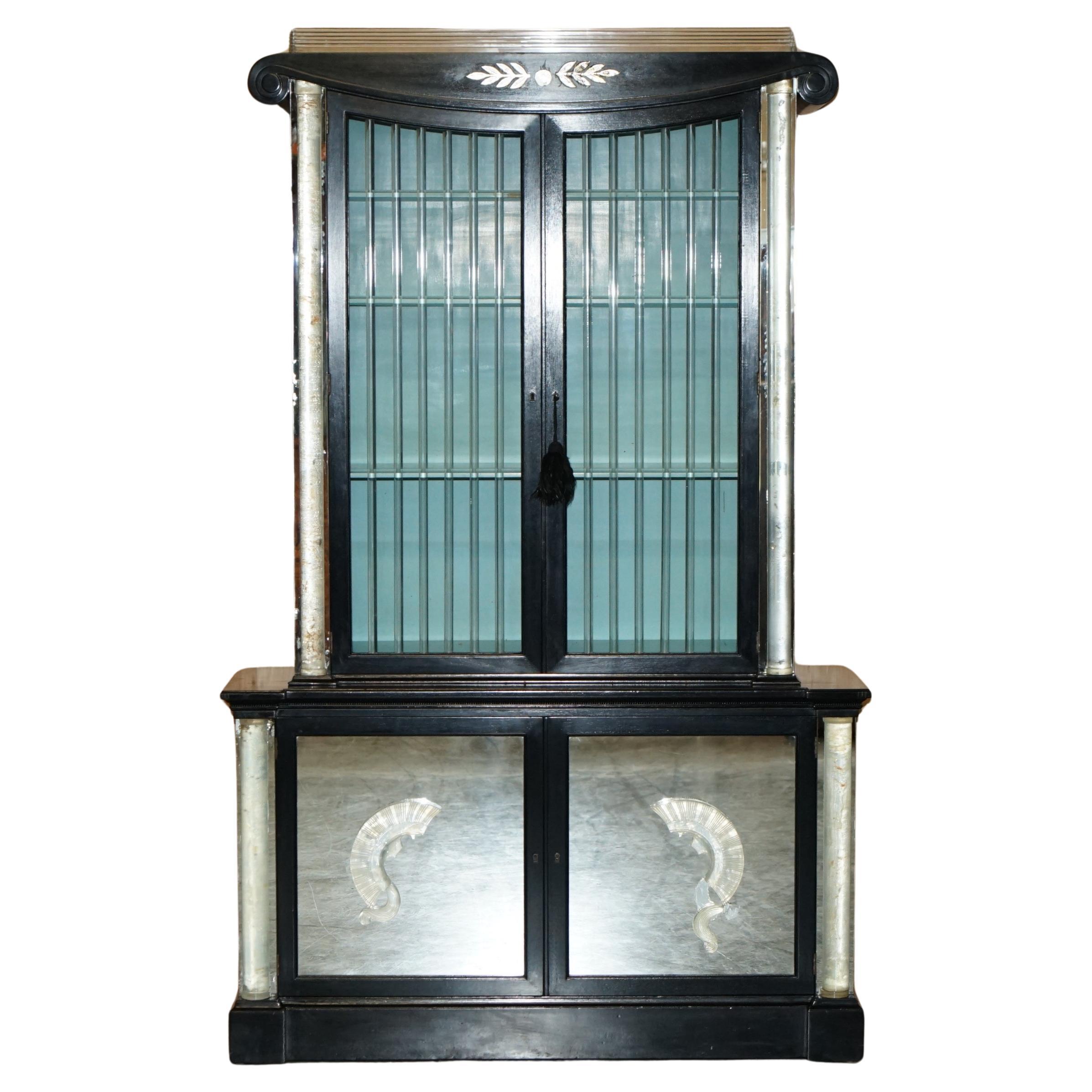 ORIGINAL ART DECO BOOKCASE CABiNET MADE BY LORIN JACKSON FOR GROSFELD HOUSE For Sale