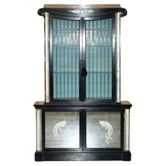 Used ORIGINAL ART DECO BOOKCASE CABiNET MADE BY LORIN JACKSON FOR GROSFELD HOUSE