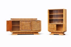 Original Art Deco Buffet, by J. Halabala for UP Závody, Walnut, Czech, 1920s