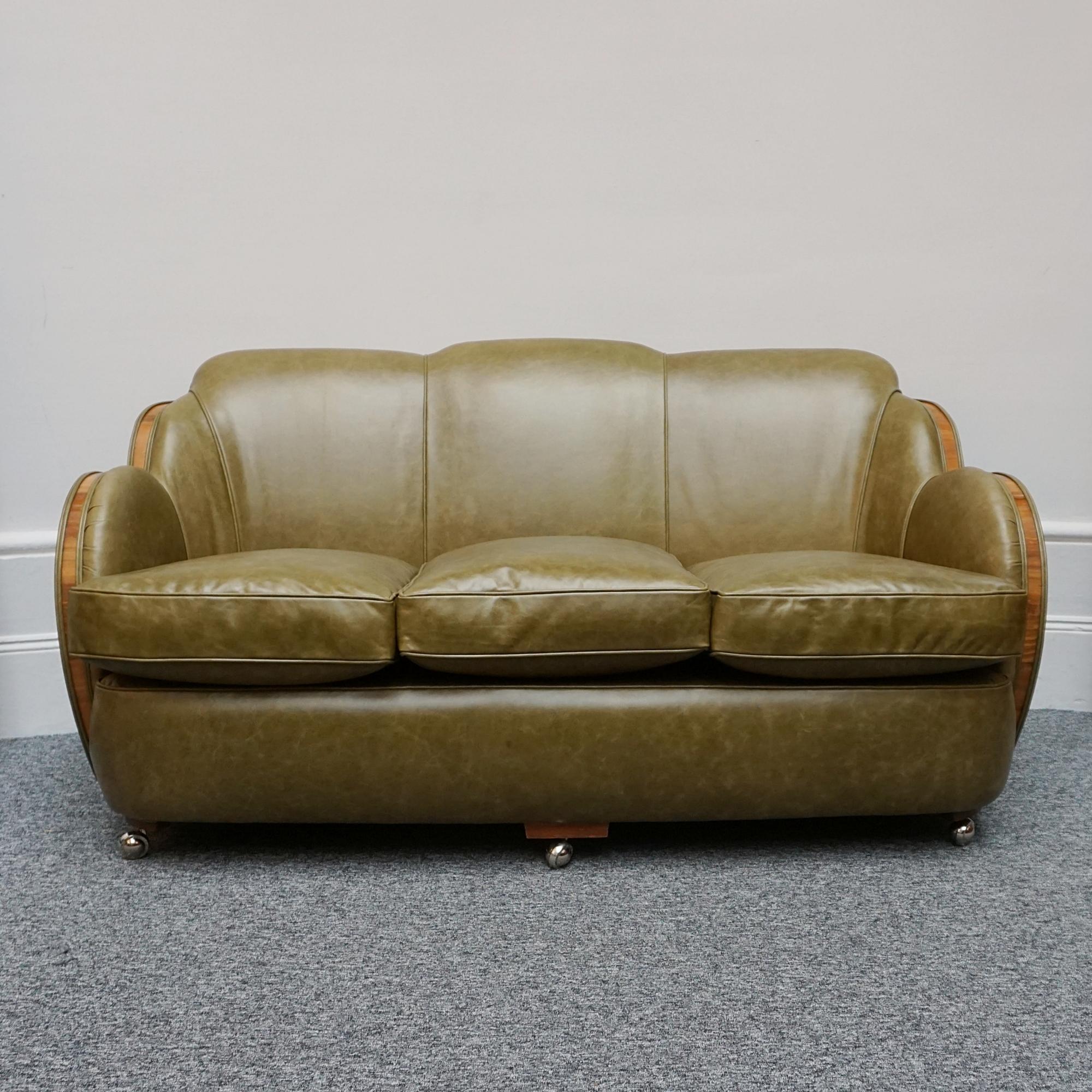 Original Art Deco 'Cloud' Sofa by Harry & Lou Epstein  For Sale 5