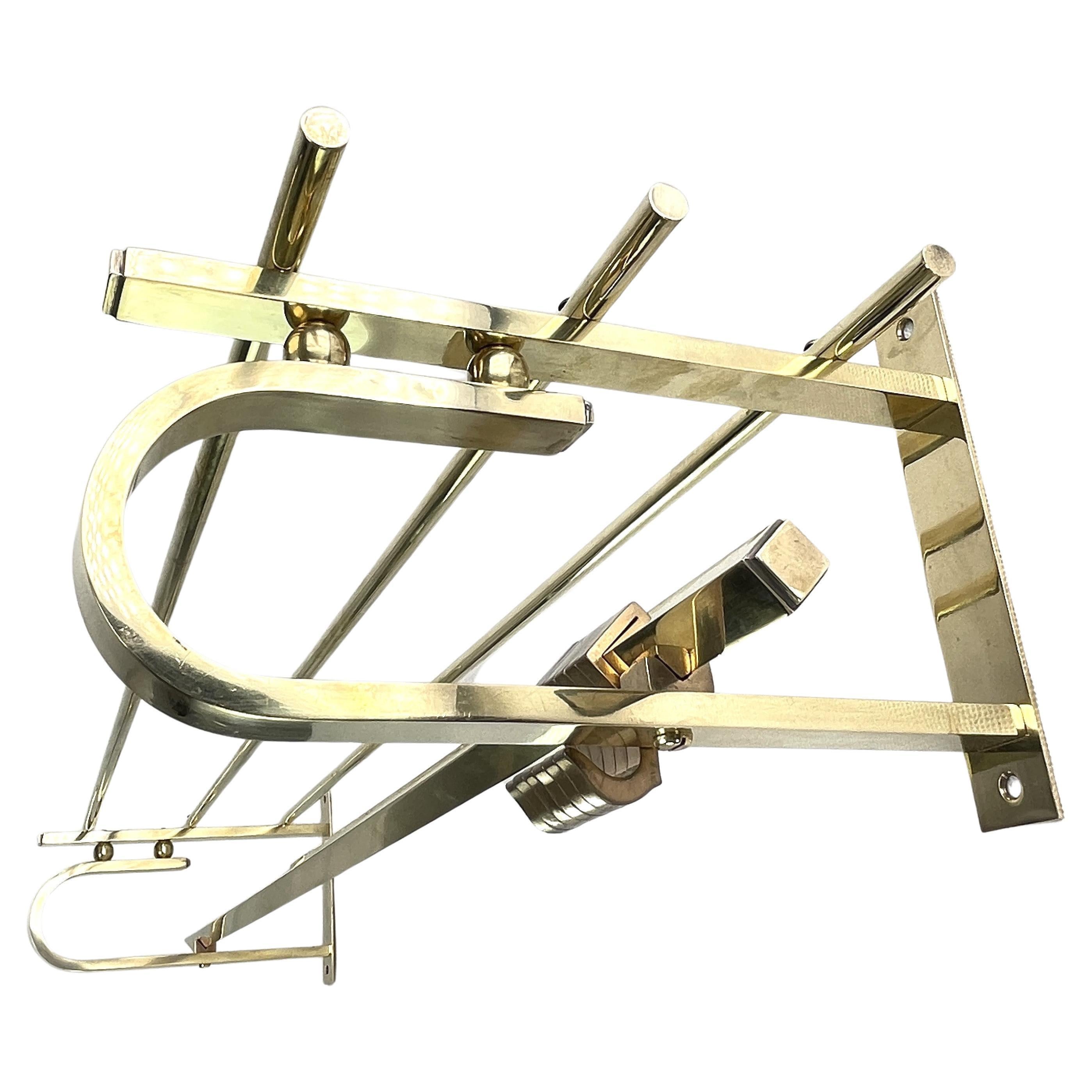 Original Art Deco Coat Rack Brass Bauhaus Modernist, 1930s For Sale at  1stDibs | decocoat