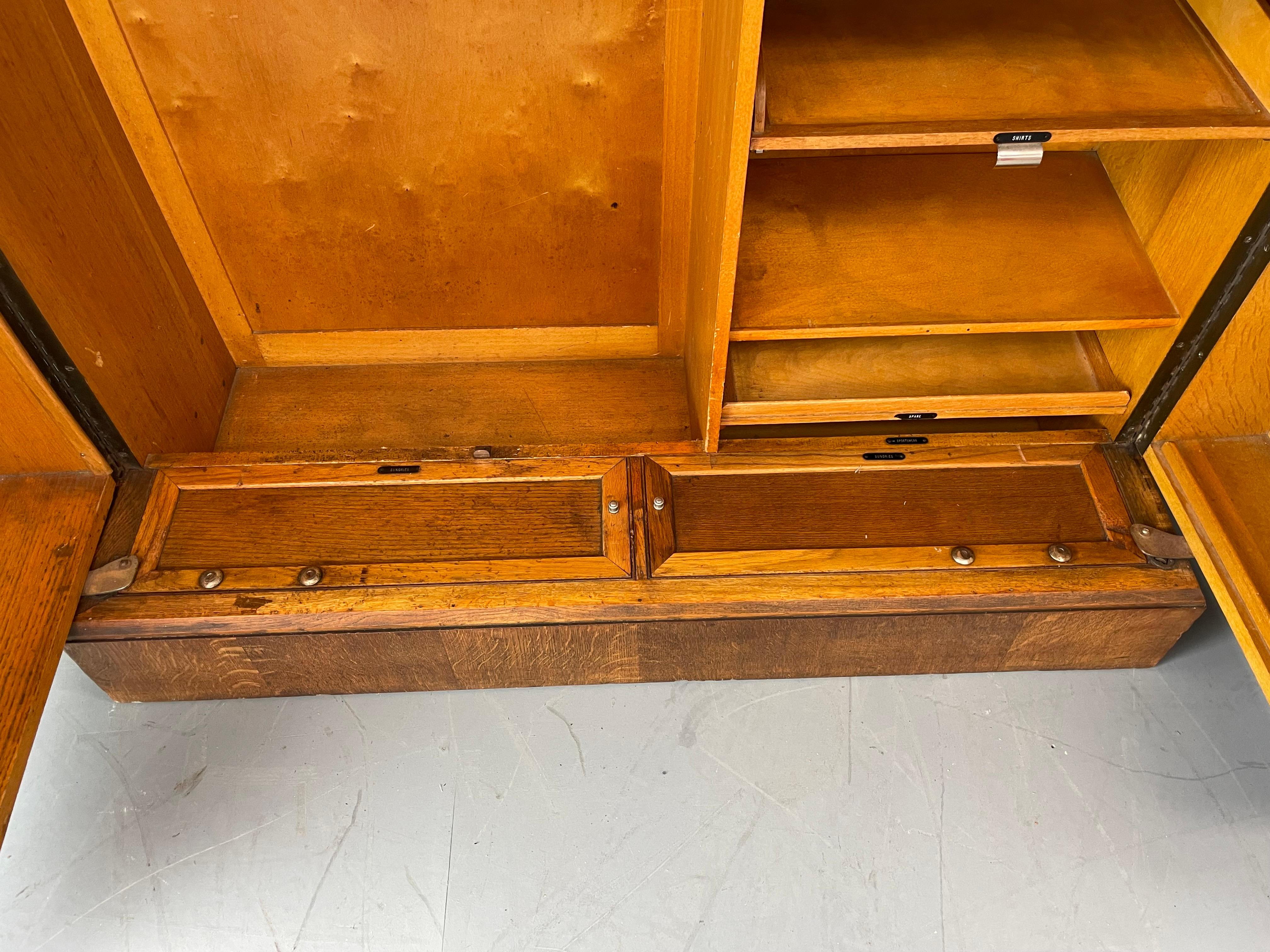 20th Century Original Art Deco Compactum Wardrobe by Compactom
