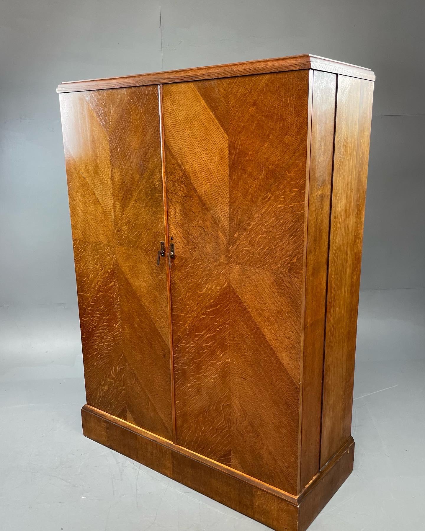 Original Art Deco Compactum Wardrobe by Compactom 1