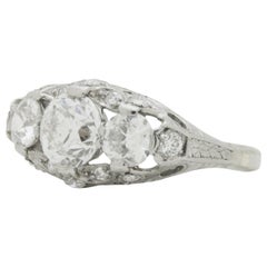 Original Art Deco Diamond Ring, circa 1930