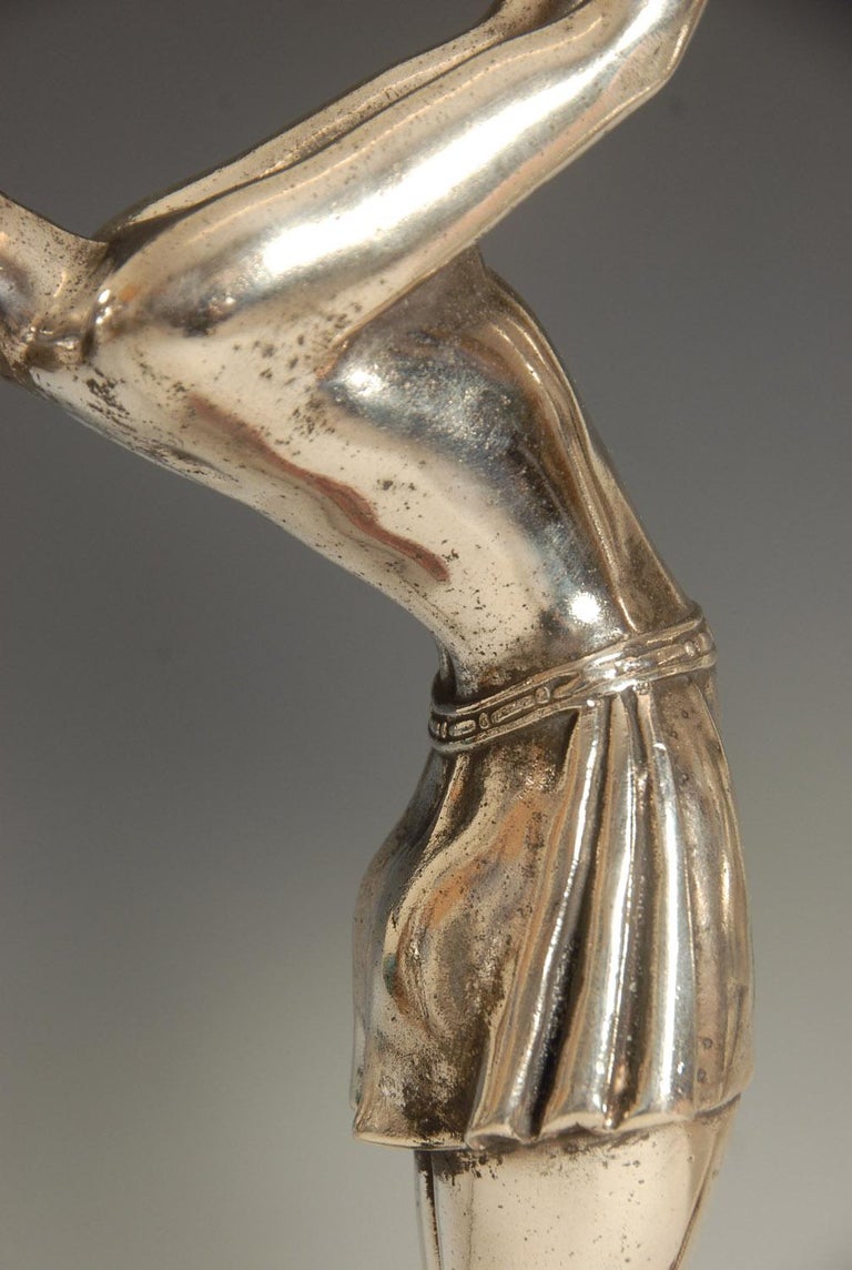 Original Art Deco Figural Twin Lady Lamp For Sale at 1stDibs