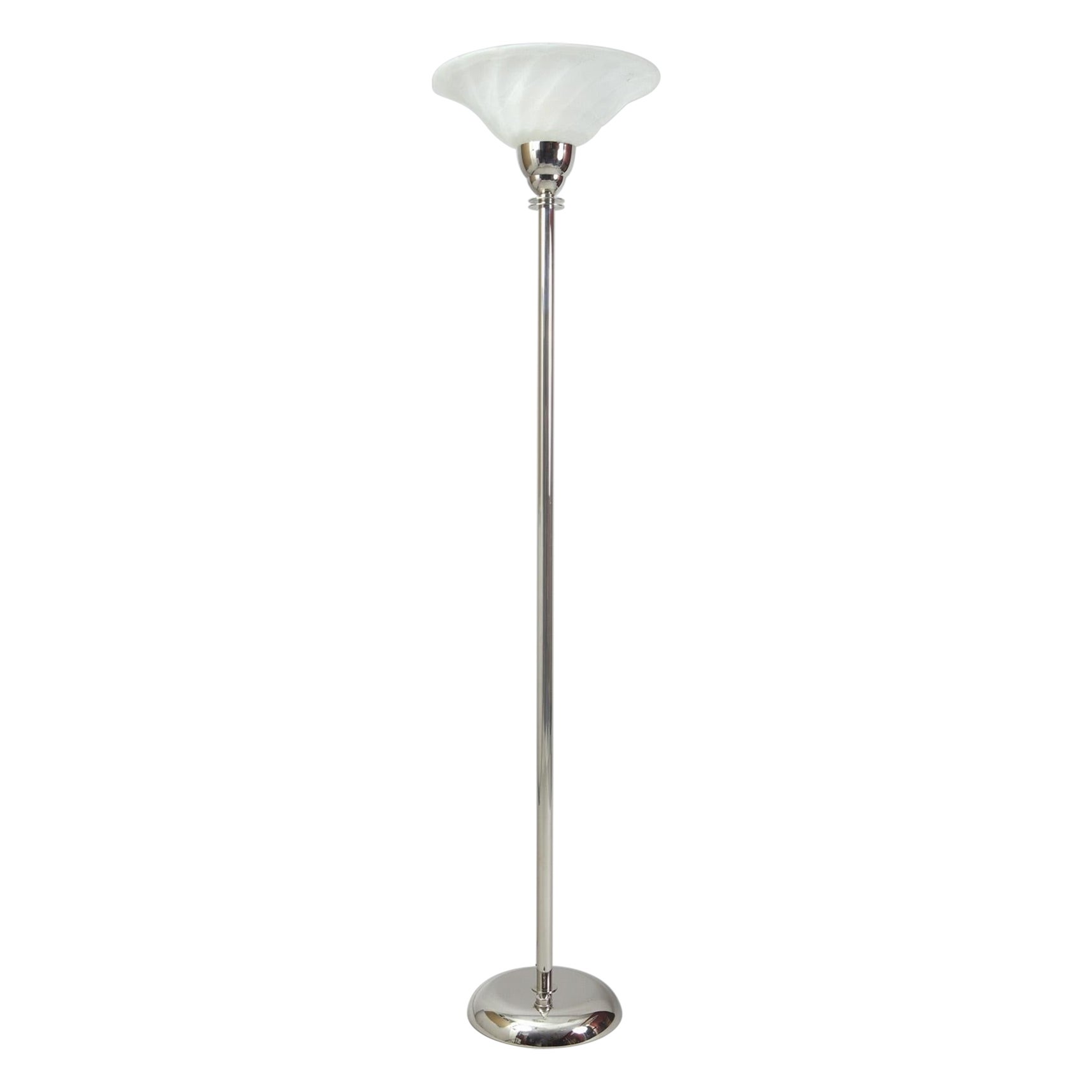 Lampada da terra Art Deco originale, realizzata in Francia negli anni '20, condizioni originali