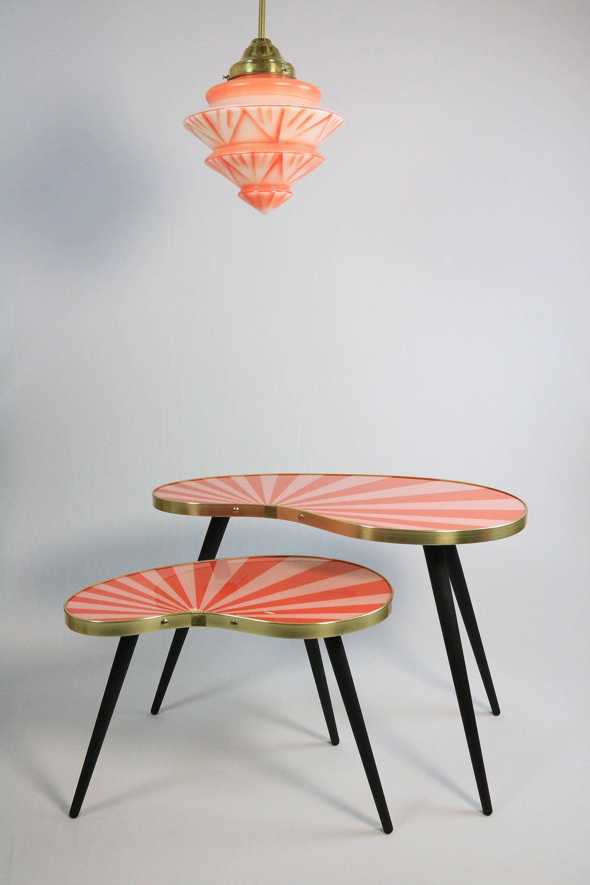 Lampe suspendue Art déco d'origine, très décorative, années 1920 en vente 4
