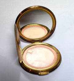 Original Art Deco Damen Puderdose von Stratton