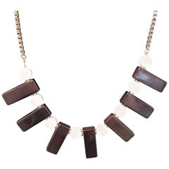 Original Art Deco Necklace by Jakob Bengel in Galalith