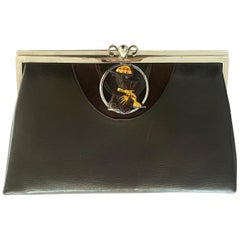 Vintage Original Art Deco Purse or Clutch bag Handbag with Scottie Dog