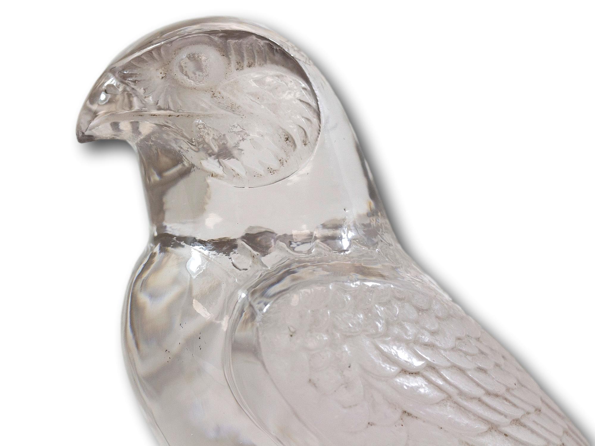 Original Art Deco Rene Lalique Faucon (Falcon) Car Mascot For Sale 2