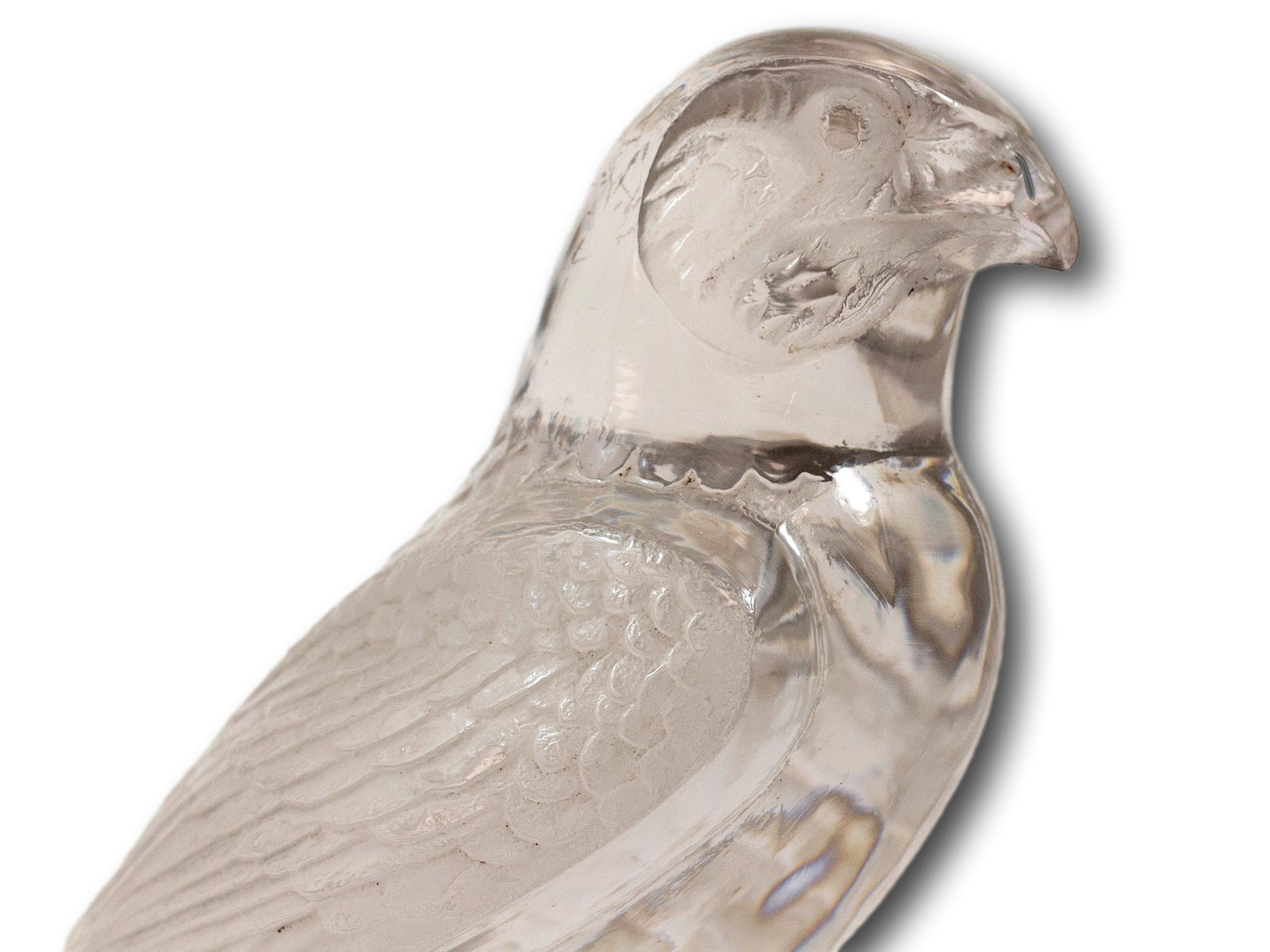 Original Art Deco Rene Lalique Faucon (Falcon) Car Mascot For Sale 2