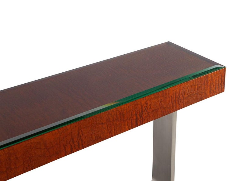 Original Art Deco Rosewood Console Table For Sale at 1stDibs