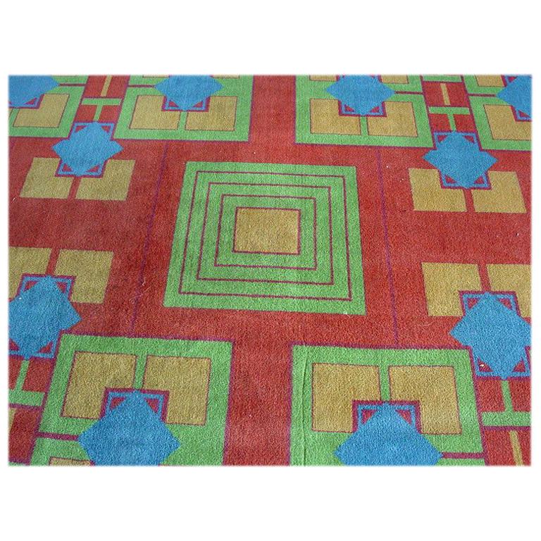 Original Art Deco Rug from the Arizona Biltmore by Albert Chase McArthur