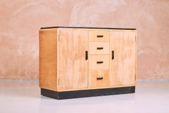 Original Art Deco Satin Birch Sideboard for Heals, England, 1930s