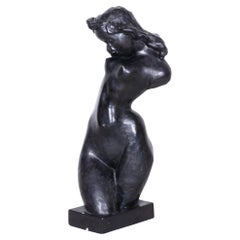 Original Art Deco-Skulptur, von Lugs Theodor, Gips, Tschechisch, 1920er Jahre