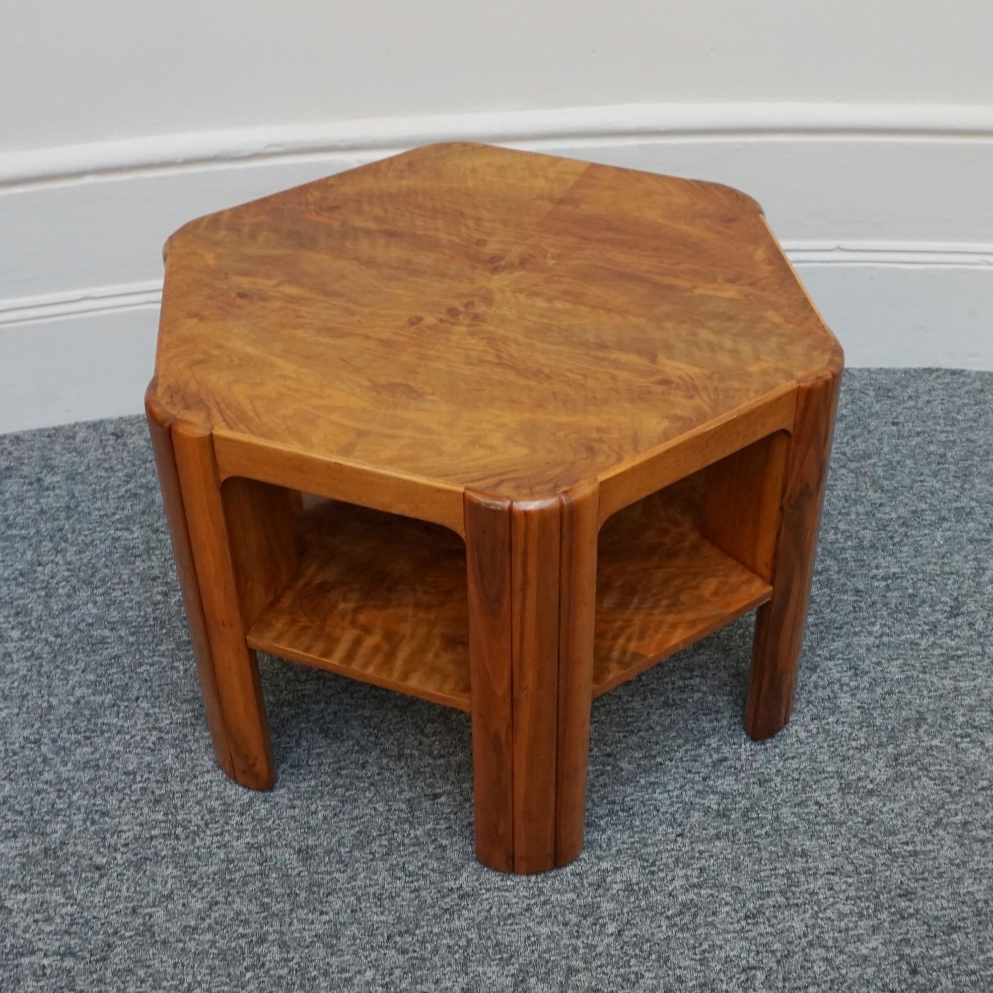 Mid-20th Century Original Art Deco Side Table by Heal's of London