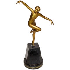 Original Art Deco Spelter Figurine, circa 1930