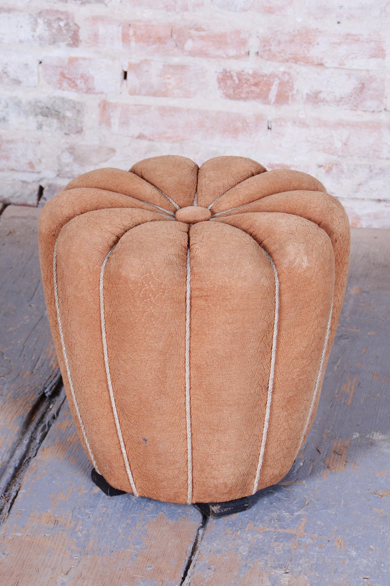 Tchèque Tabouret original Art déco, par Jindřich Halabala, Up Závody, Beeche, tchèque, années 1930 en vente
