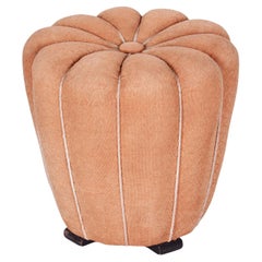 Original Art Deco Stool, by Jindřich Halabala, UP Závody, Beech, Czech, 1930s
