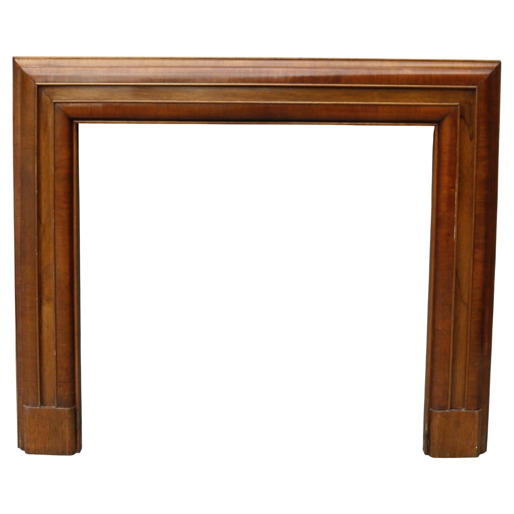 Original Art Deco Style Bolection Fire Mantel