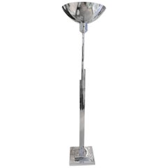 Original Art Deco Uplighter in Chrome
