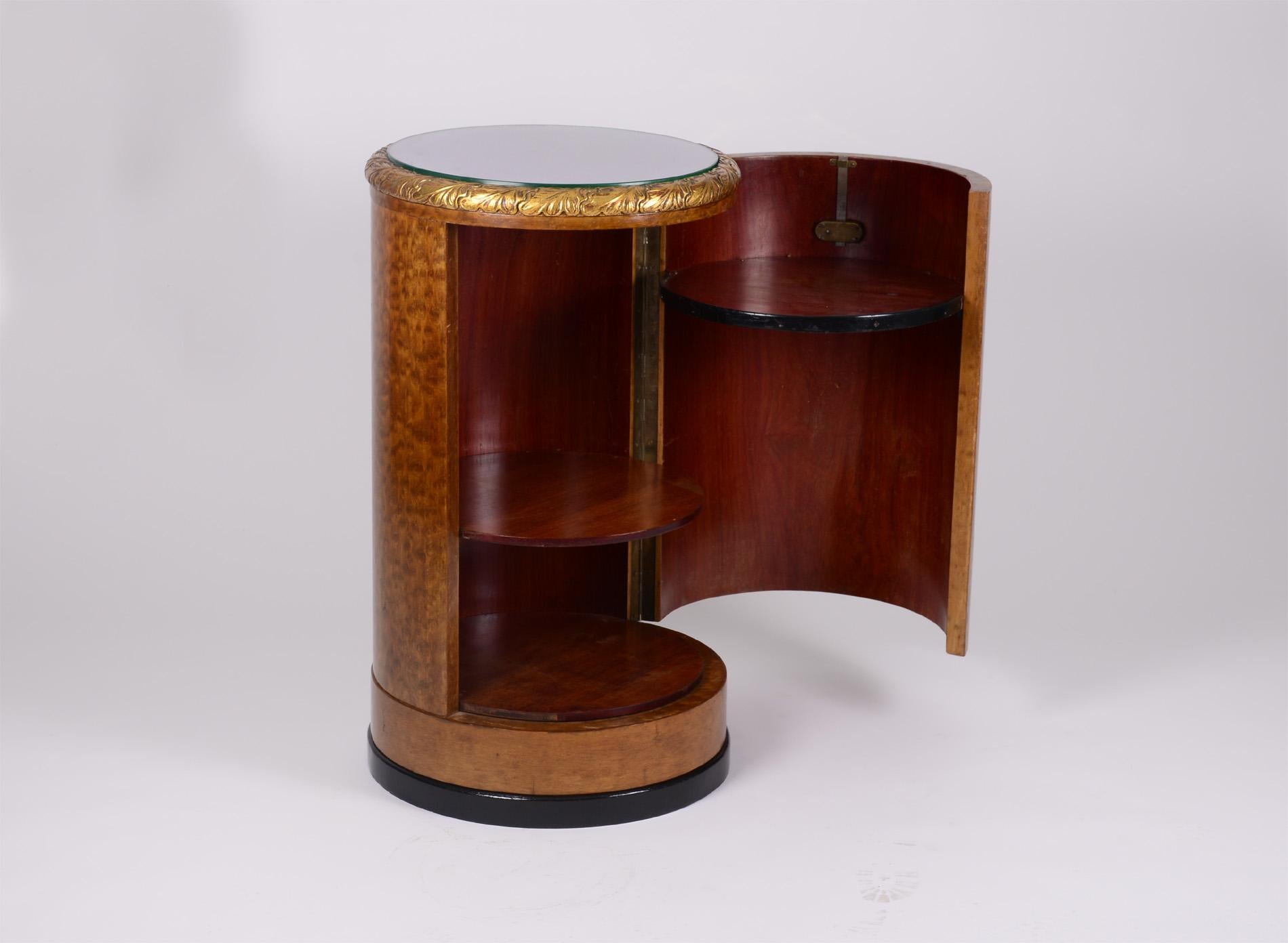 Hand-Crafted Original Art Deco Vanity Set/Ensemble, 1930-1940, European Bird's-Eye Maple For Sale