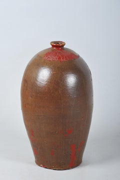 Original Art Deco Vase, Ceramics, Well-Preserved Condition, Czech, 1920s