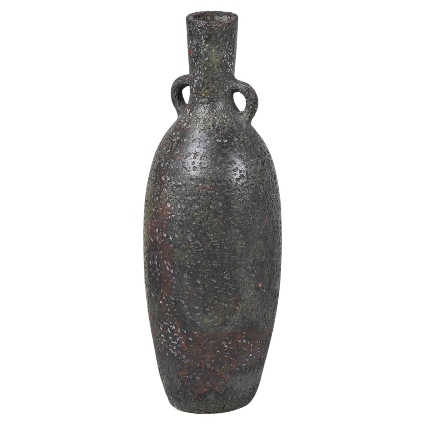 Original Art Deco Vase, Ceramics, Well-Preserved Condition, Czech, 1920s
