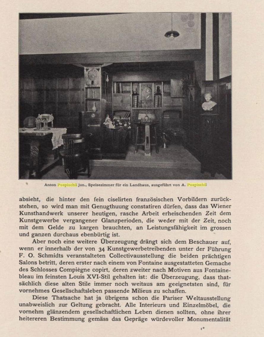 Original Art Nouveau Armchair, Anton Pospischil Jun. (Wien, 1901) For Sale 8