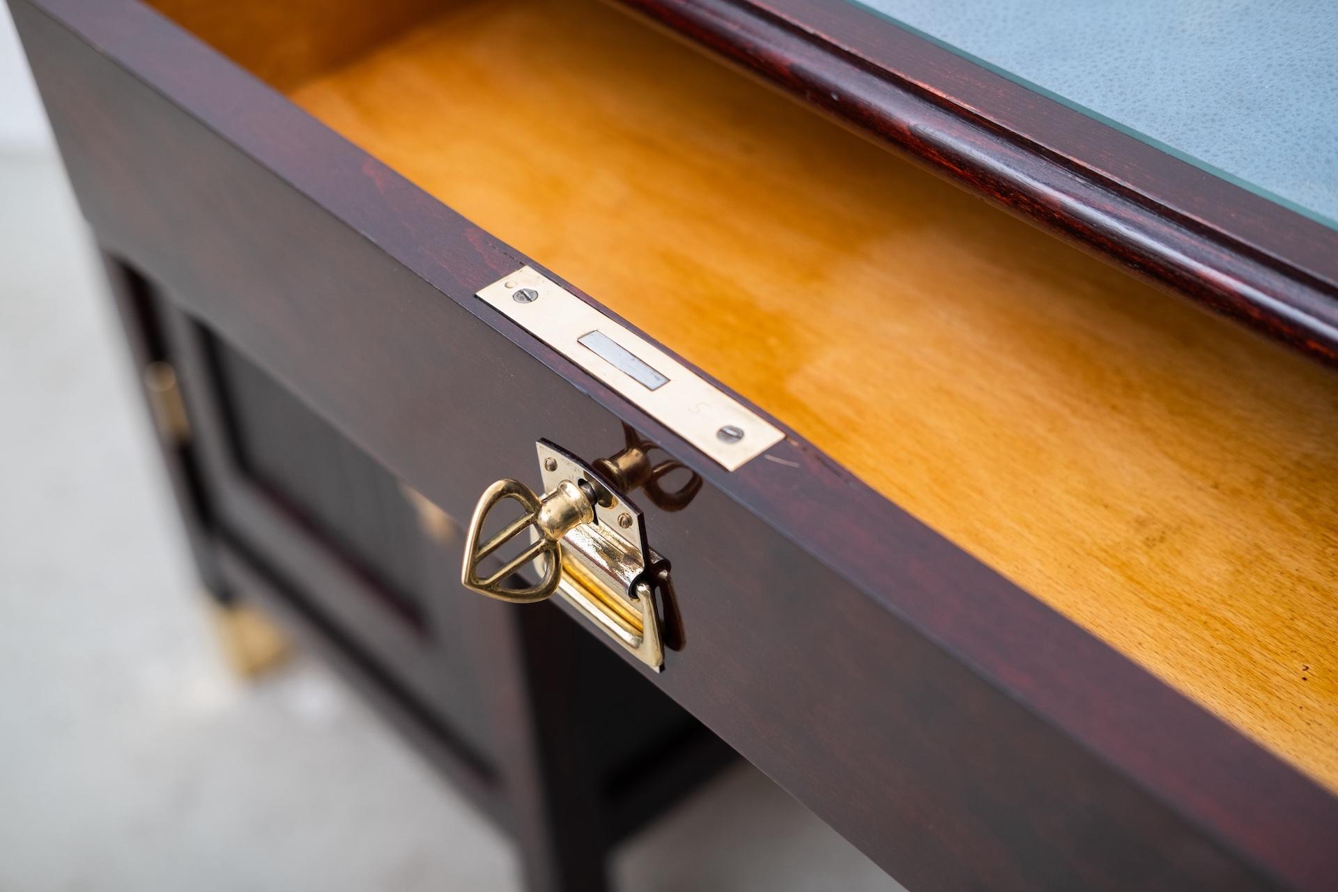 Original Art Nouveau bentwood desk by Gebrüder Thonet (Vienna, around 1914) For Sale 10