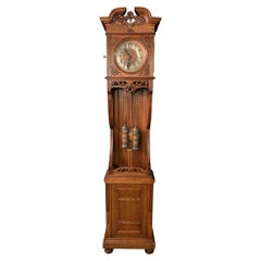 Original Art Nouveau Grandfather Clock Watchmaker by Furtwängler and Sons