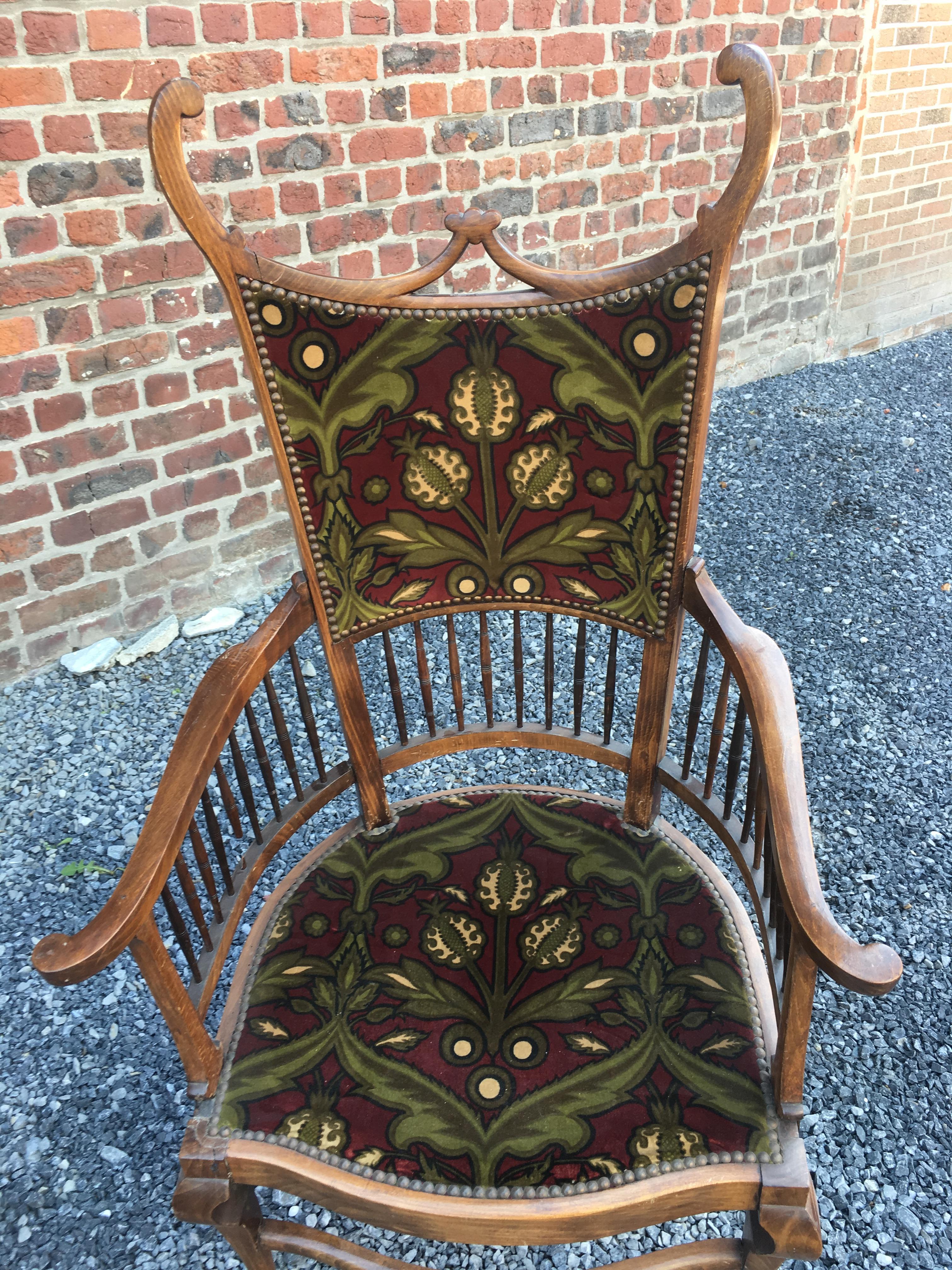 Original Art Nouveau Salon, circa 1900 For Sale 5