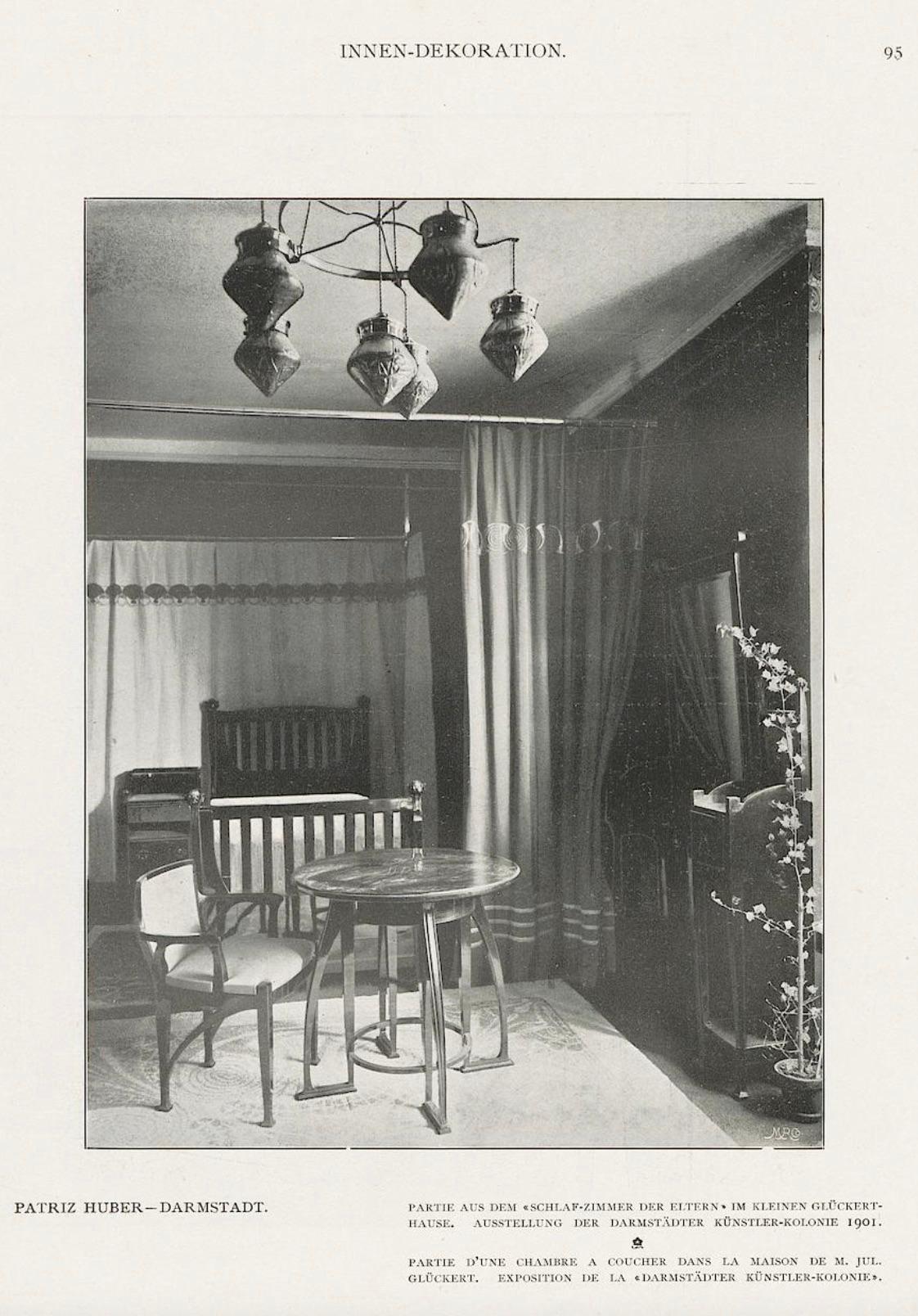Original Art Nouveau Seating Group, Style Henry v. d. Velde, 1905 (Set of 4)  For Sale 13