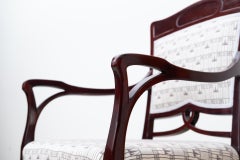 Original Art Nouveau Seating Group, Style Henry v. d. Velde, 1905 (Set of 4)