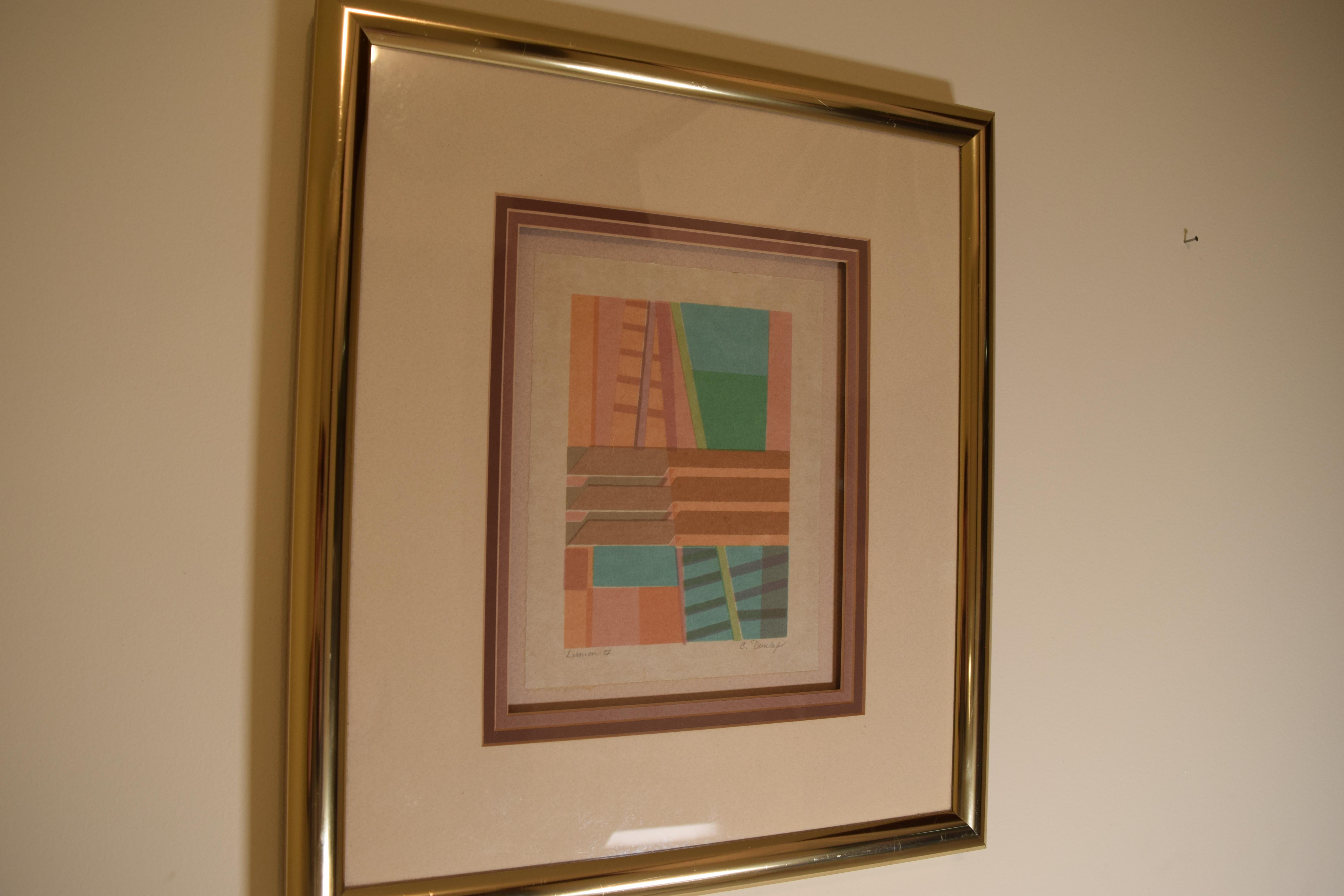 Original-Kunstwerk von C. Dunlap für Harris Strong (Moderne der Mitte des Jahrhunderts) im Angebot