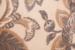 Originaler Art-Déco-Hocker, professionell gereinigte Polsterung, Tschechien, 1930er Jahre