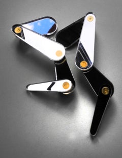 Original Artist Earrings "Robotea"