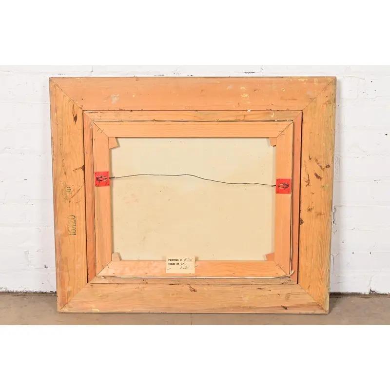 Peinture à l'huile originale signée par l'artiste 