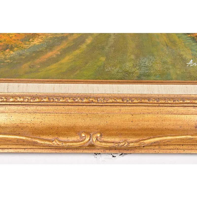 Peinture à l'huile originale signée par l'artiste 