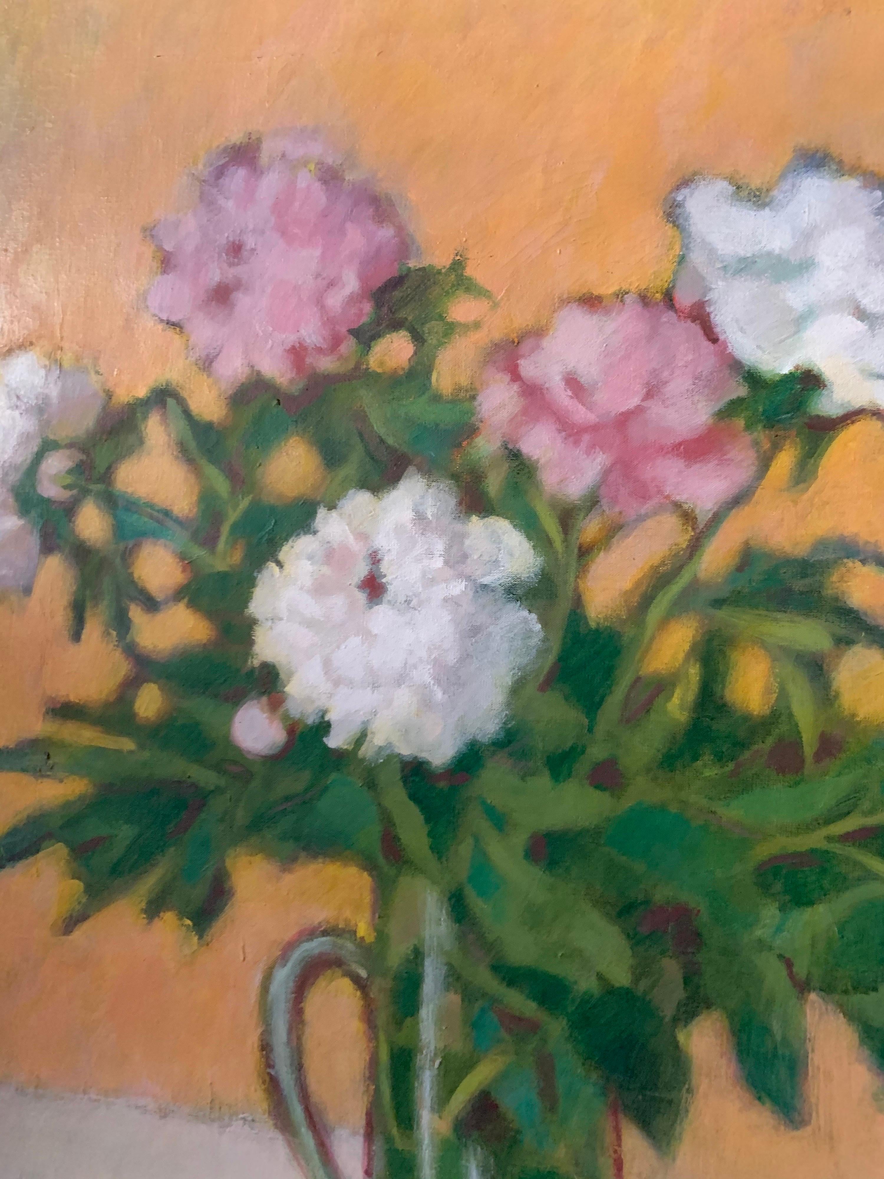 Original Artist Signed Still Life Flowers Oil Painting Schilling 3