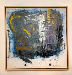Original Artist Sulander Signed Abstract Contemporary Acrylic Painting