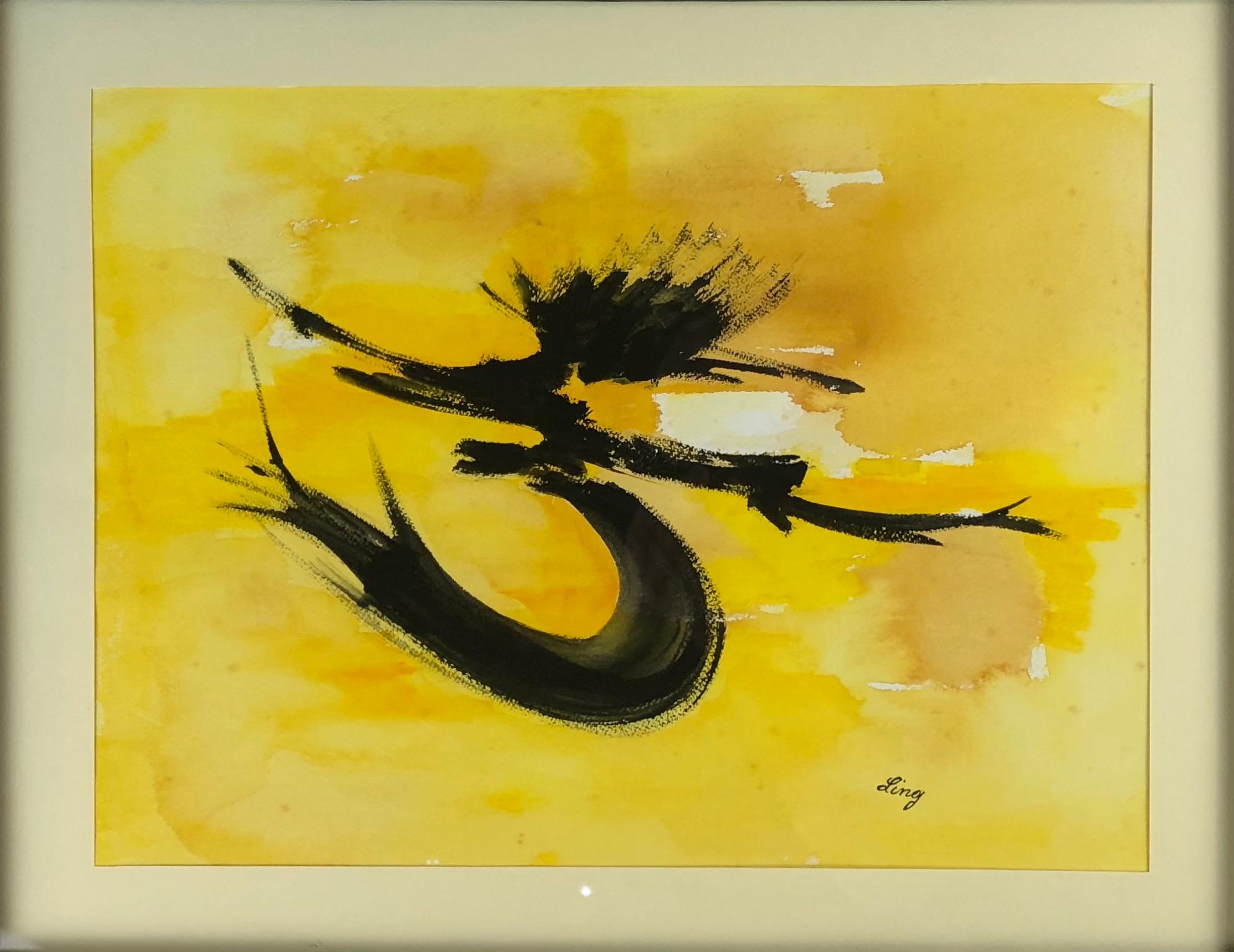 Composizione astratta originale di Dolorès Ling.

Dolorès LING (1932-1999)
Senza titolo, firmato in basso a destra.

Composizione a colori dipinta su carta Xuan, molto antica e utilizzata in Cina per scrivere e dipingere. È famosa per la morbidezza