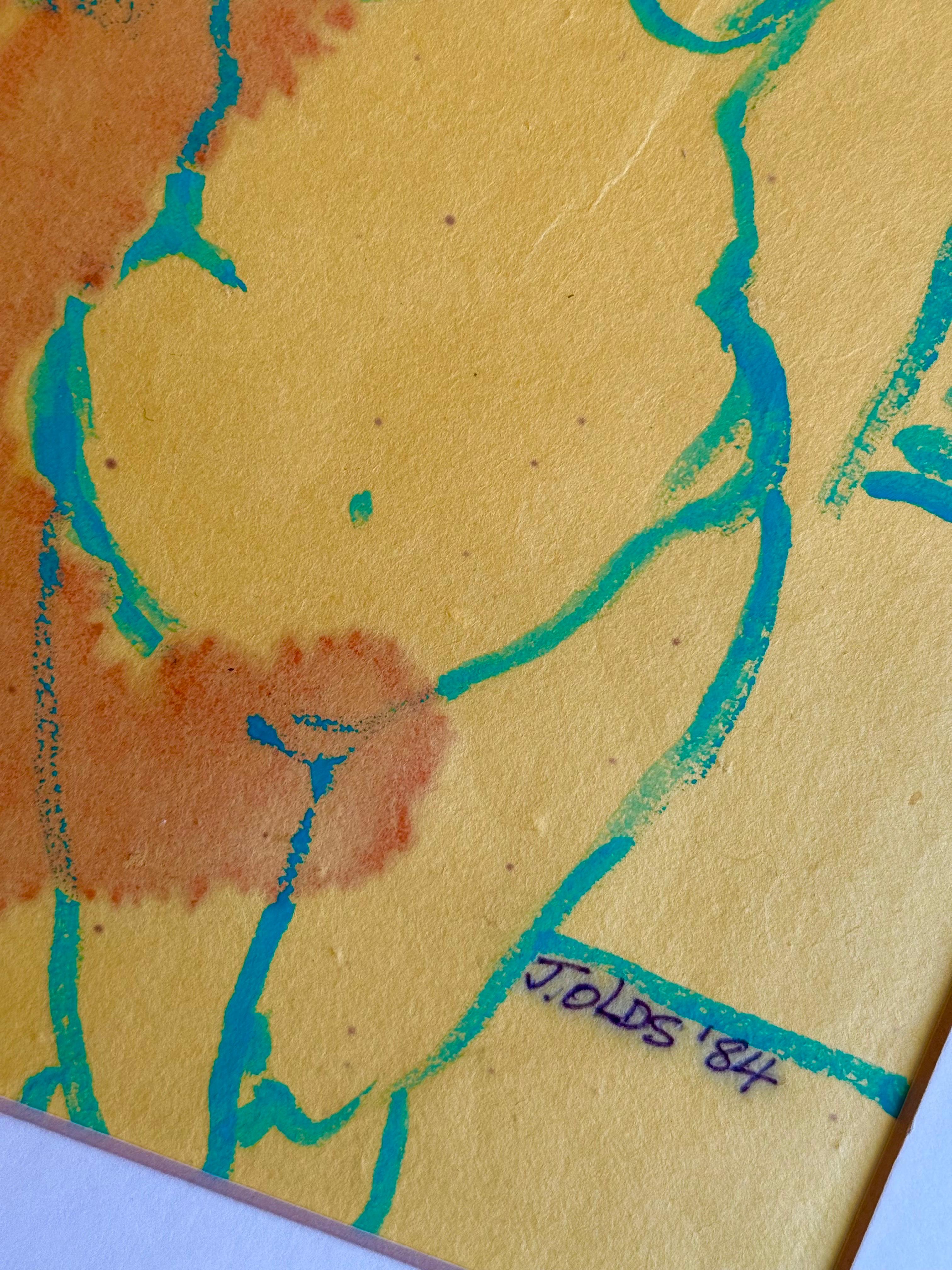 Fin du 20e siècle Œuvre d'art originale intitulée Figure n° 2 de Jean Olds en vente