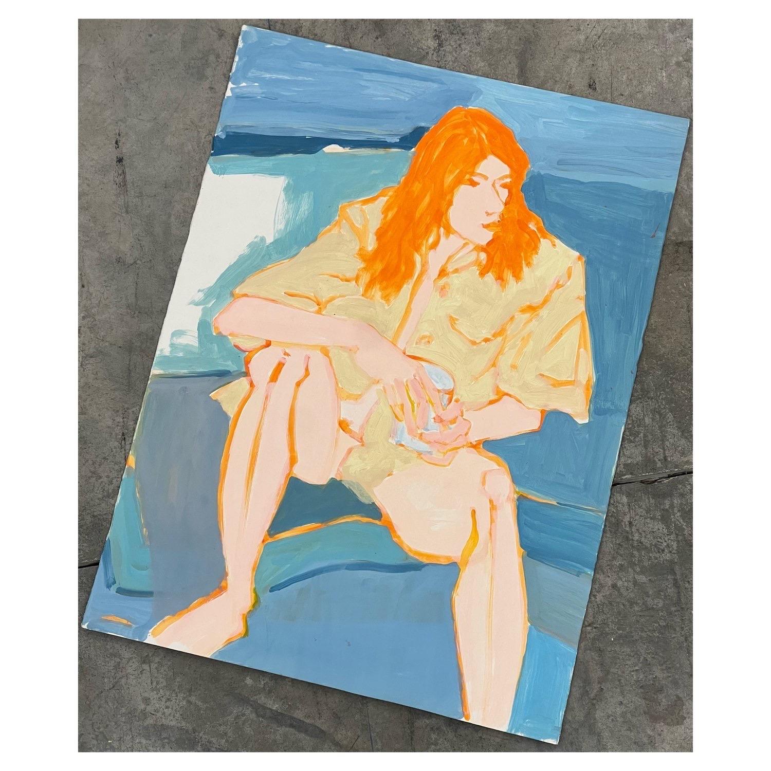 Original artwork by artist Jean Olds. Olds’ work often combines bold colors and expressive brushstrokes to evoke a sense of movement and energy. Her pieces have been exhibited in galleries and museums worldwide such as the Metropolitan Museum of Art