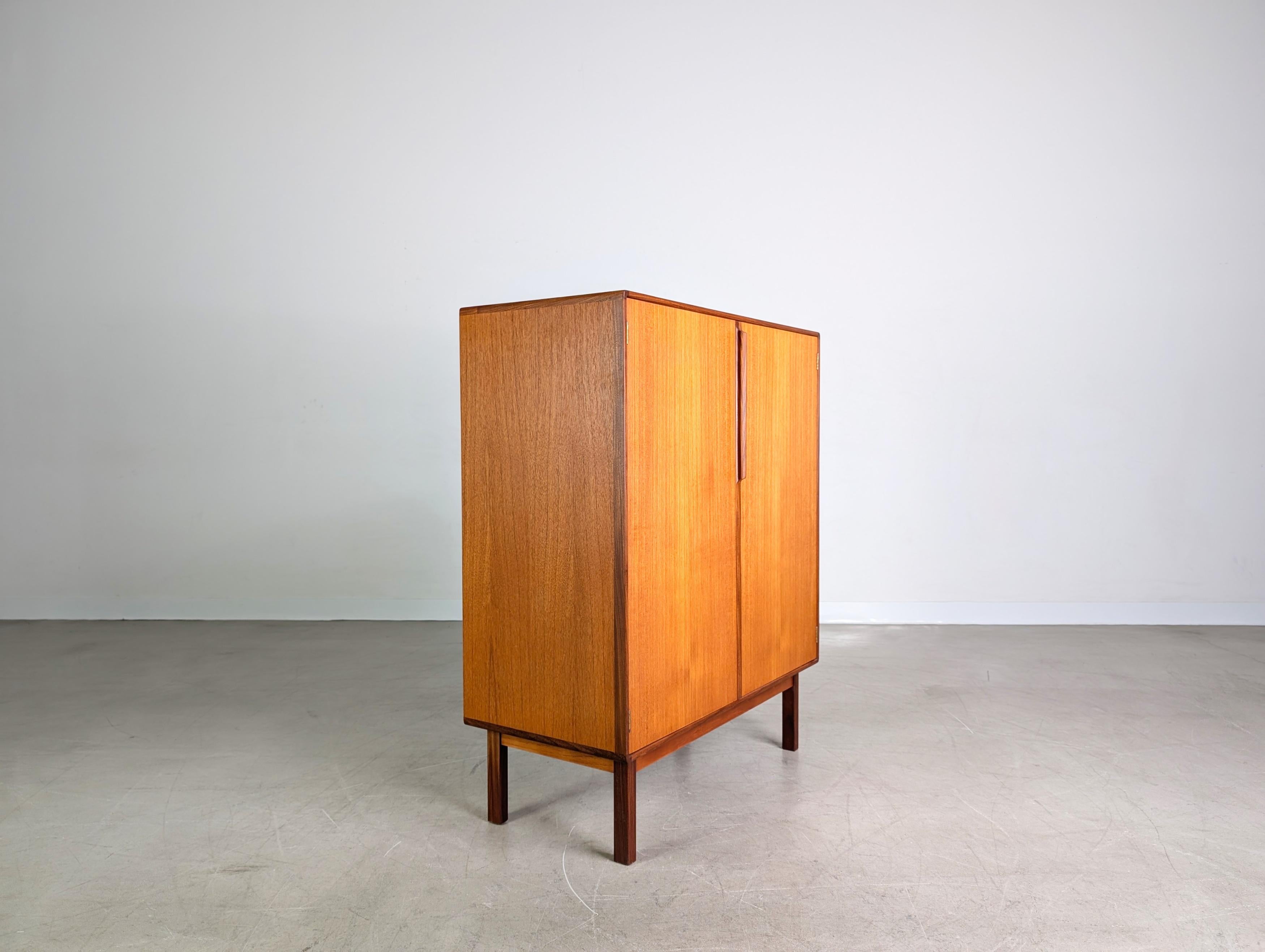Original Asko Finnland Schrank Midcentury Kommode Vintage Teak2 In Good Condition For Sale In Berlin, DE