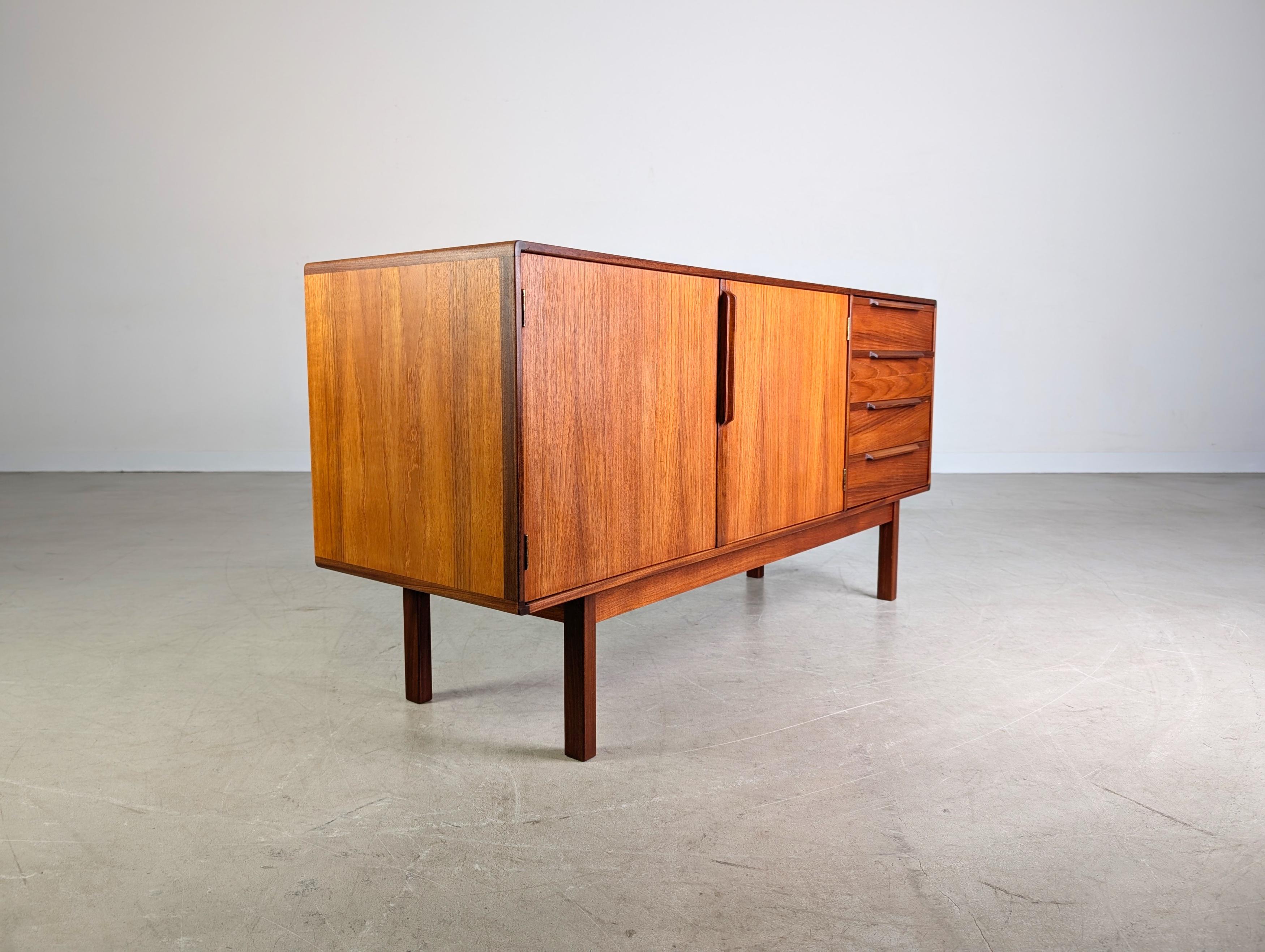 Mid-20th Century Original Asko Finnland Sideboard Midcentury Kommode Vintage Teak For Sale